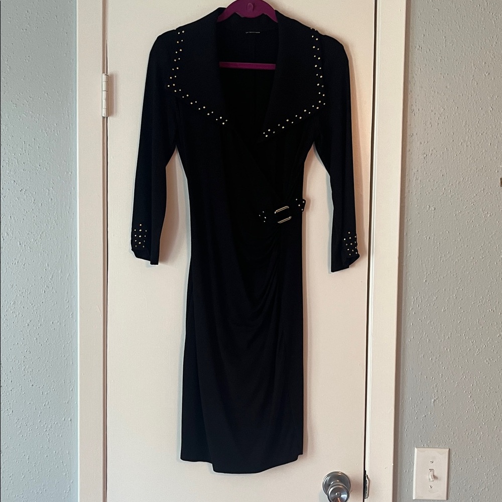 Chico's Black Studded Dress